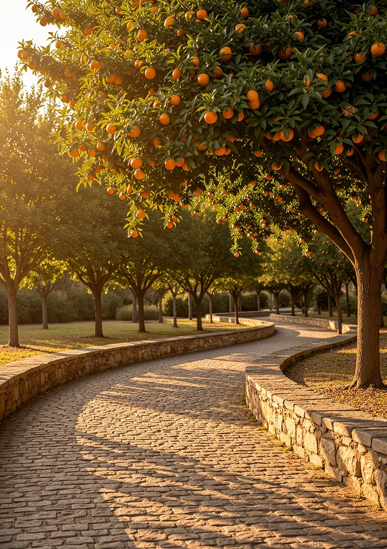 Sunlit Seville pathway